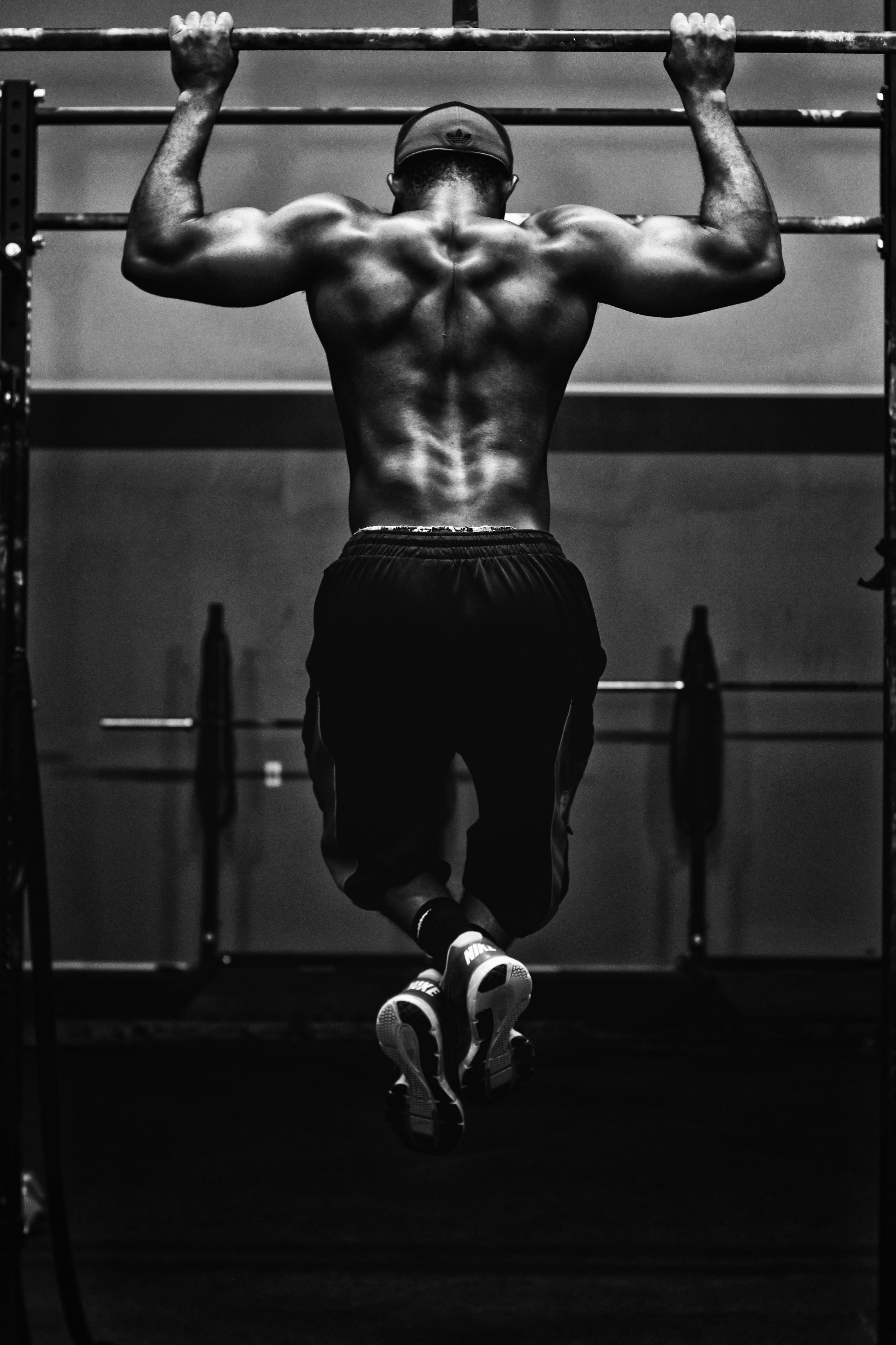 Man demonstrating strength and power